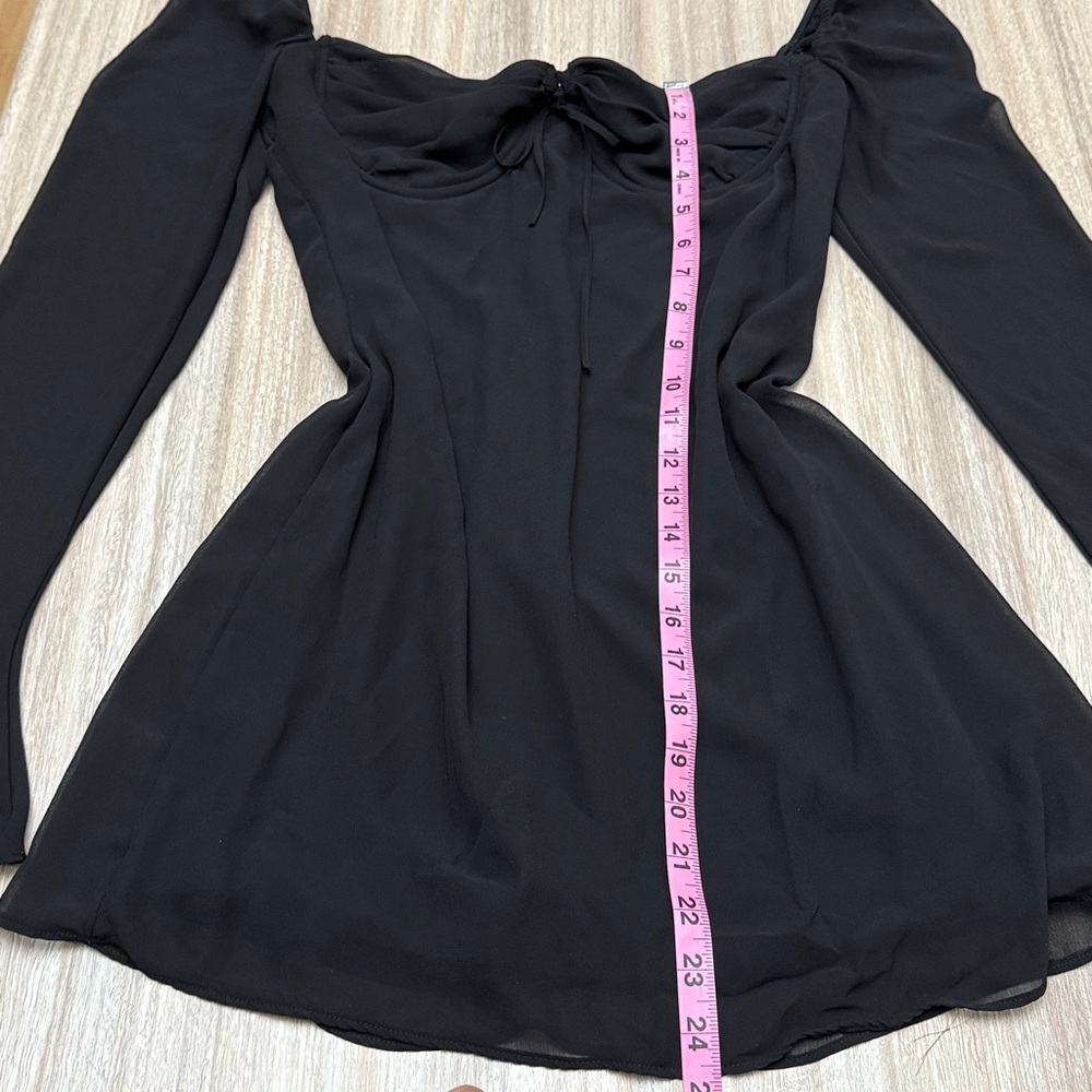 House Of CB Babydoll Dress size medium black - Picture 7 of 7